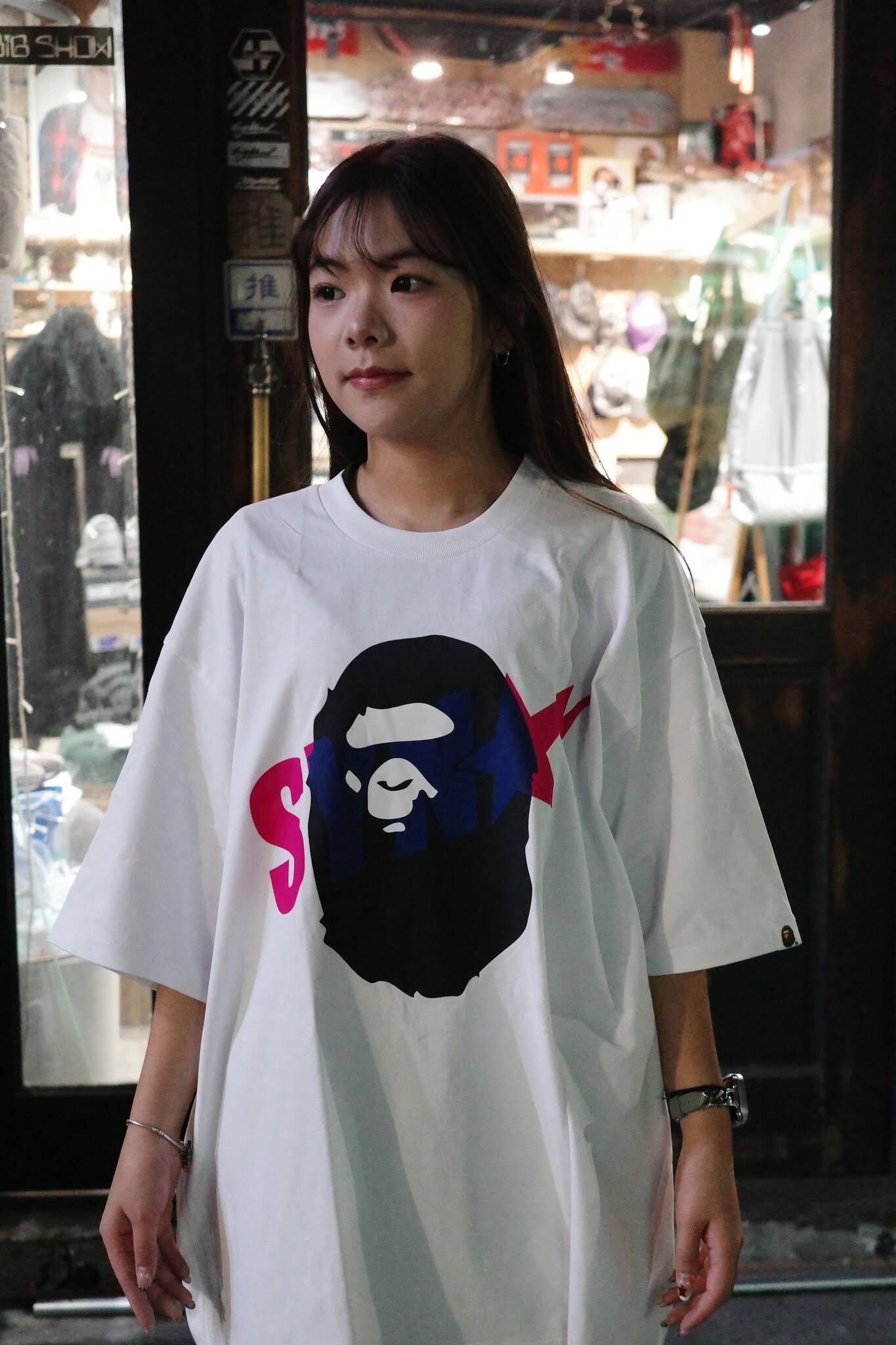 A BATHING APE x SPOTIFY x SYNA by CENTRAL CEE  聯名猿人短TEE 1L73-110-934