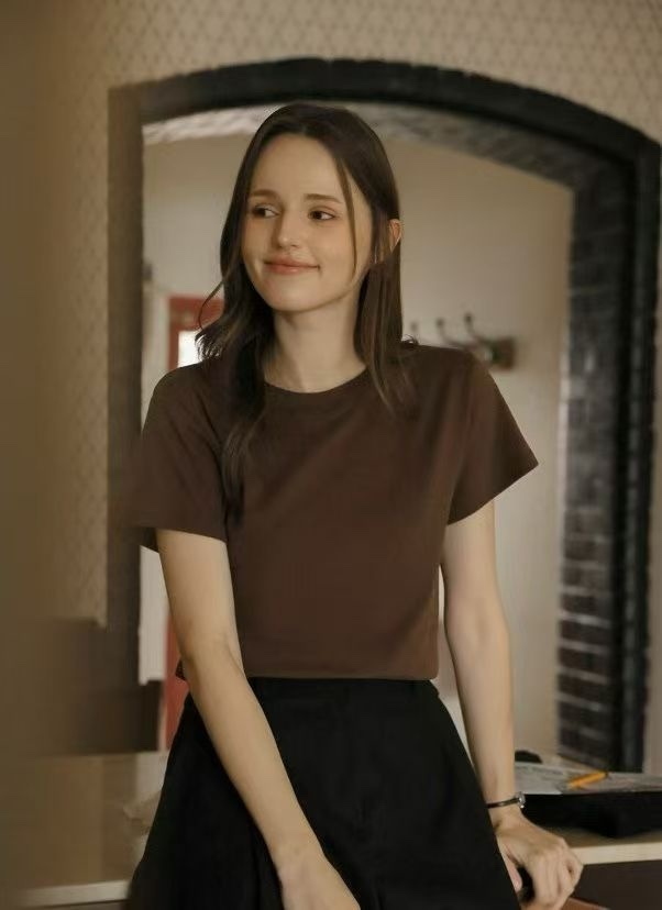 808 正韓磨毛素T