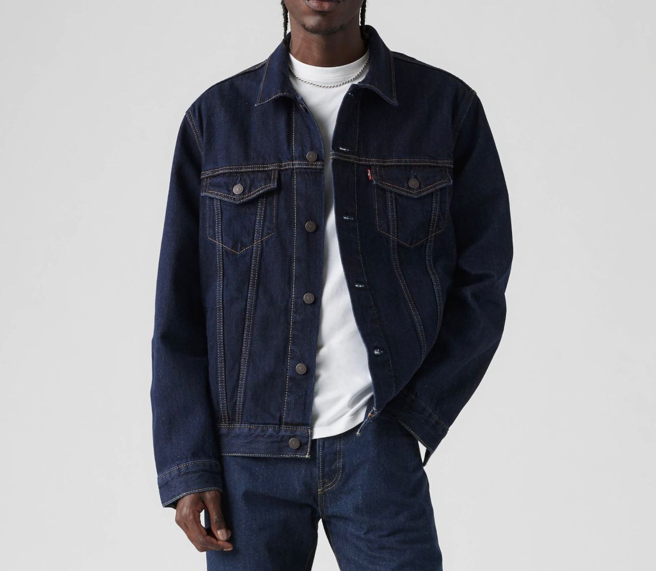 【直播】LEVIS LL1126632 男裝牛仔外套 (深色)