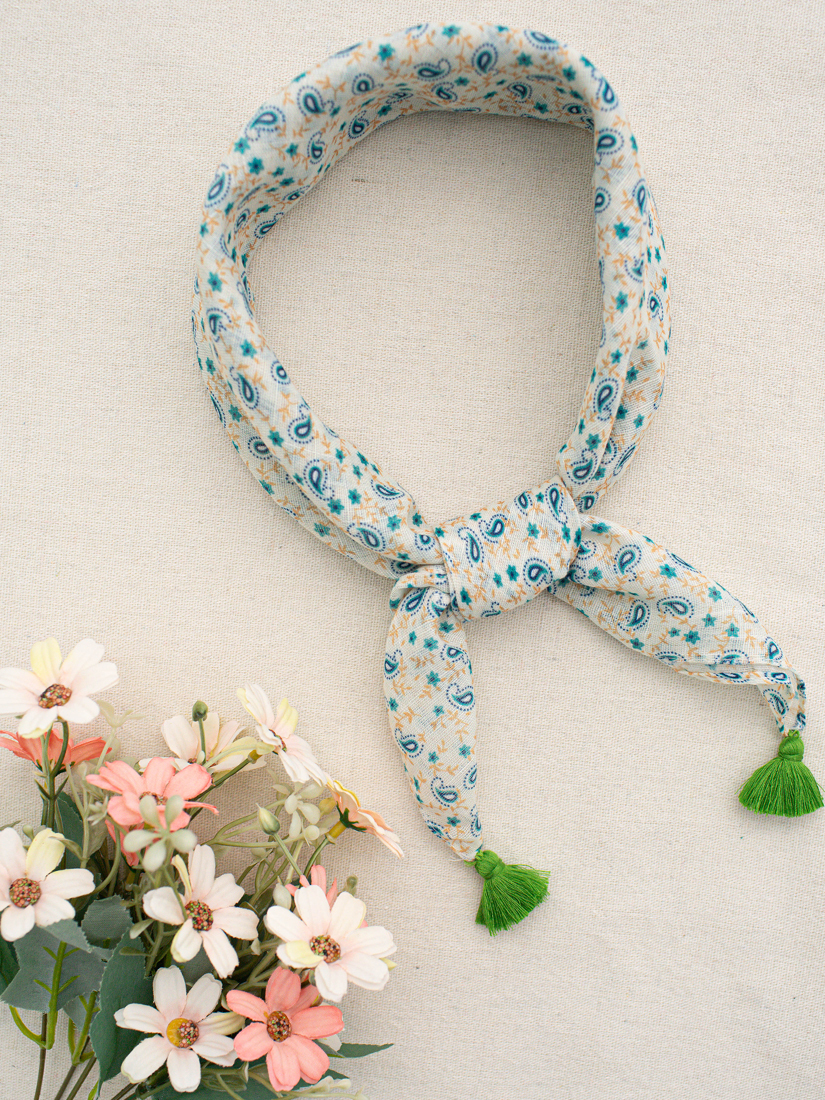 變形蟲流蘇三角領巾