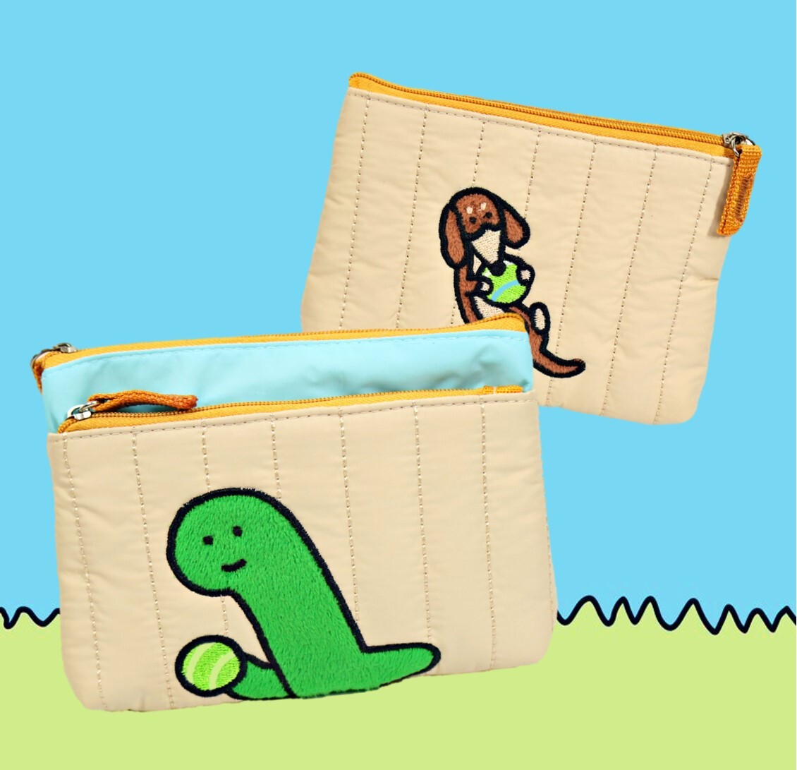 JOGUMAN 療癒系恐龍|多用散纸包 化妝包