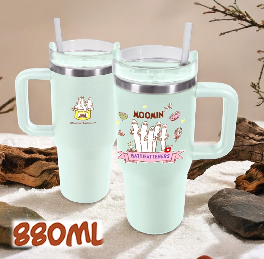 姆明一族|吸管保溫杯 巨無霸杯 大容量800ml