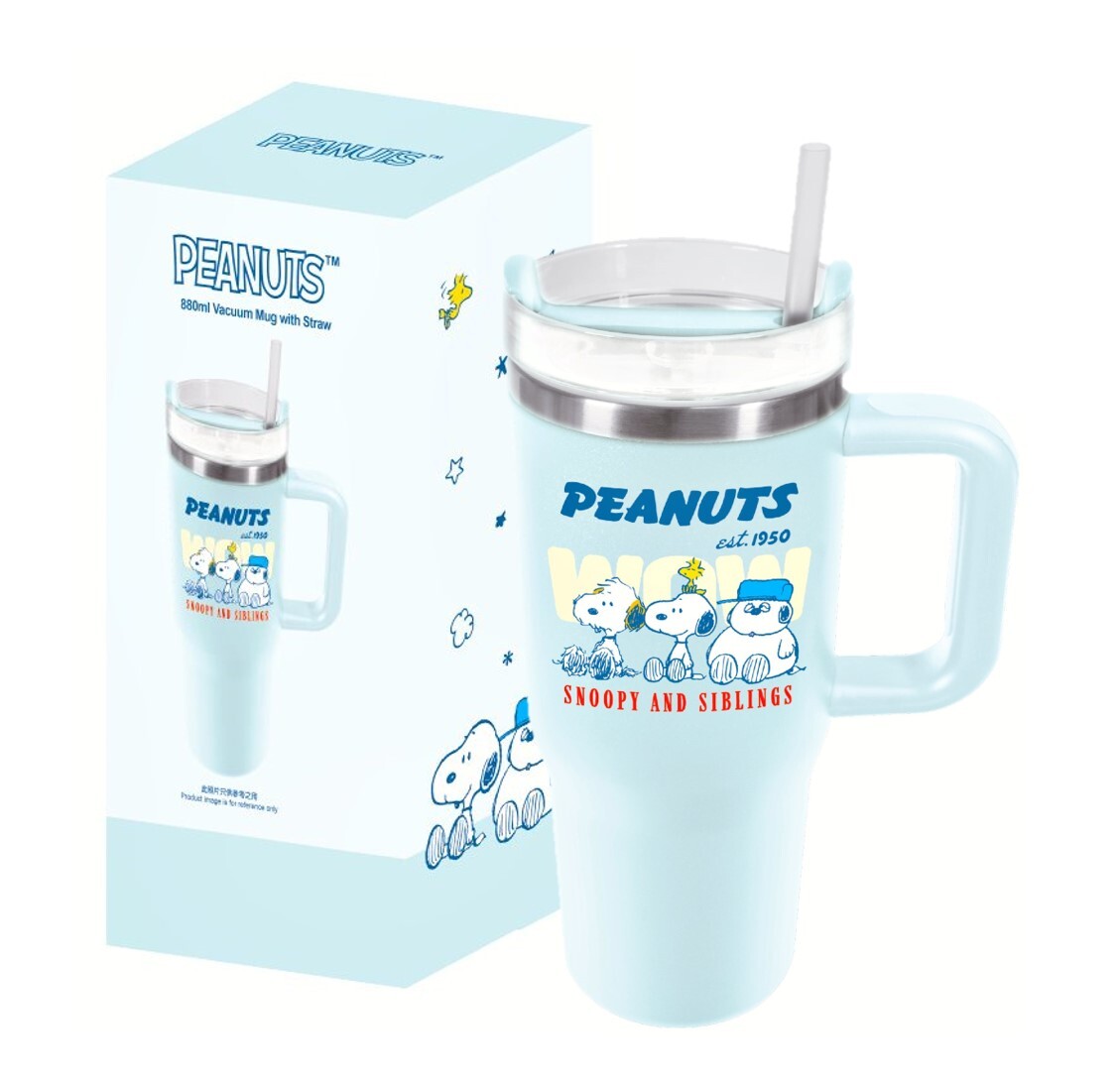 史努比|吸管保溫杯 巨無霸杯 大容量800ml