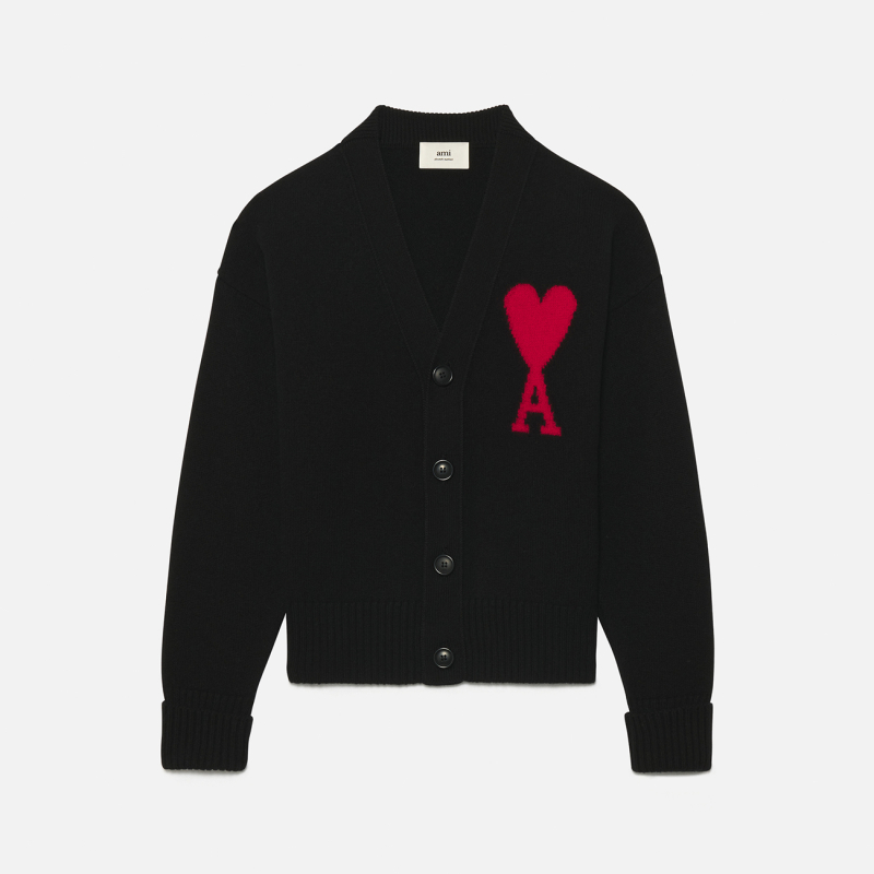 大愛心開襟衫毛衣 (4色)