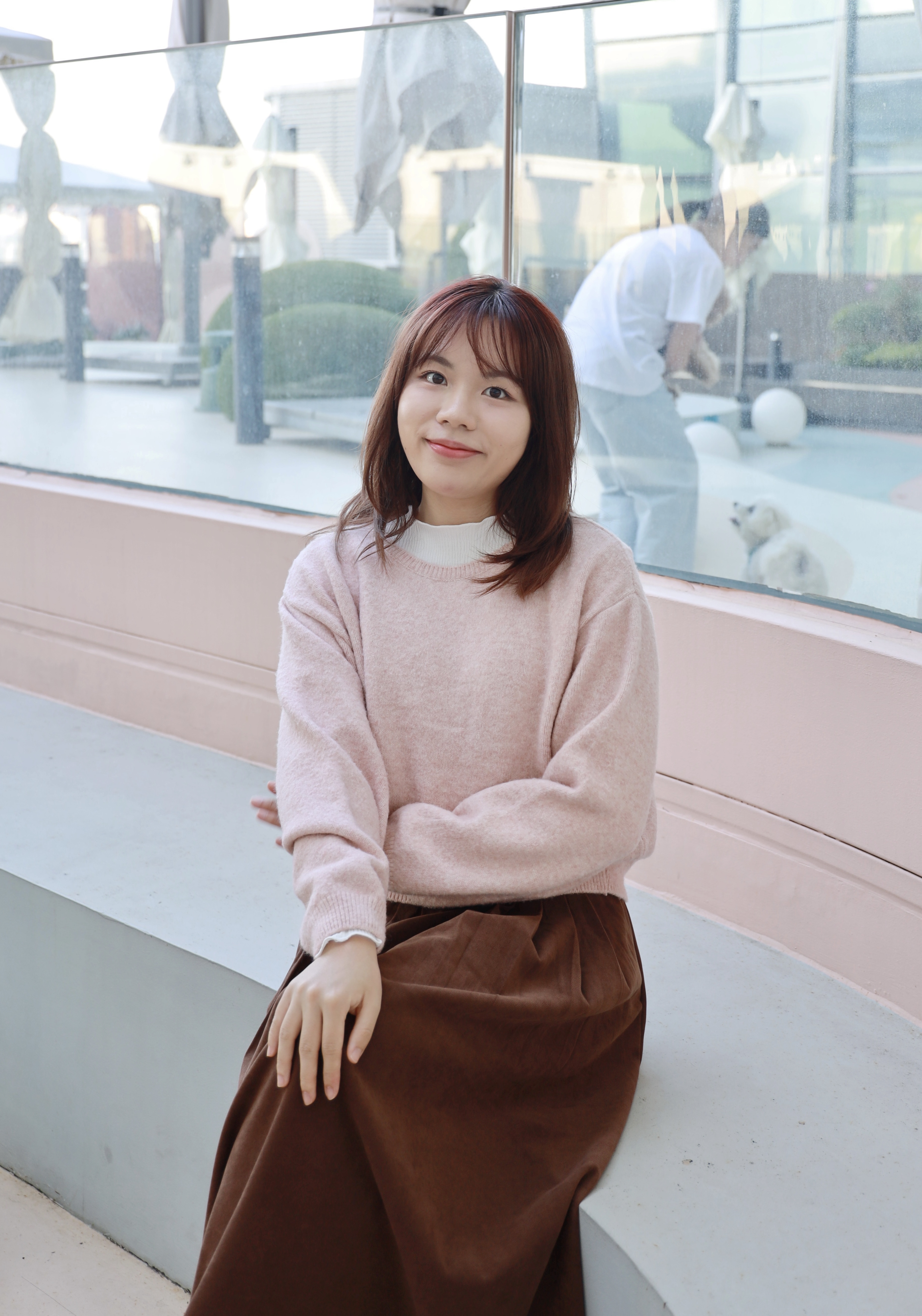 ||TOP599|| 短身溫柔圓領針織