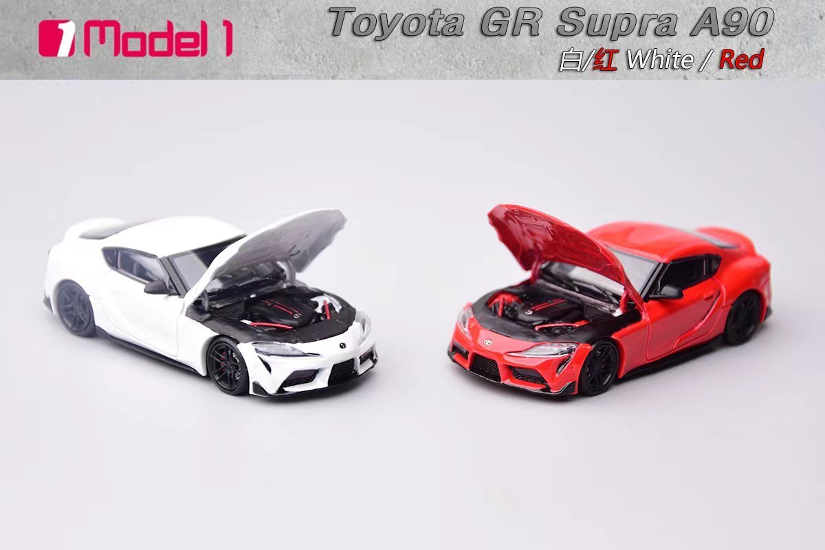 PO-$180 * MODEL ONE * 1:64 TOYOTA GR SUPRA A90 RED