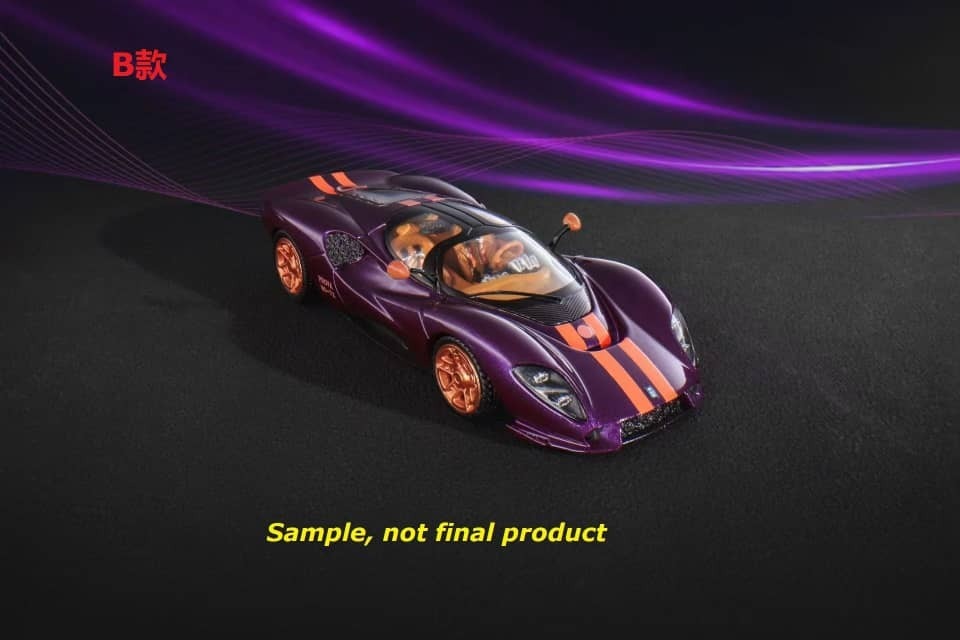 PO-$160 * MIRAGE * 1:64 DE TOMASO P72 PURPLE