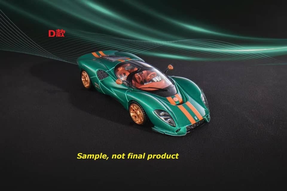 PO-$160 * MIRAGE * 1:64 DE TOMASO P72 METALLIC GREEN