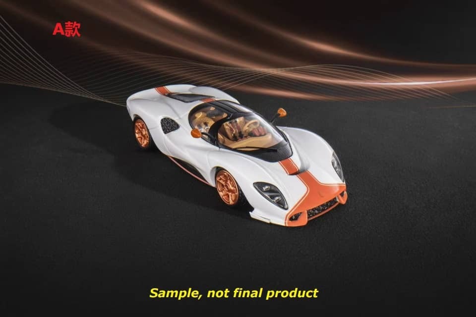 PO-$160 * MIRAGE * 1:64 DE TOMASO P72 WHITE