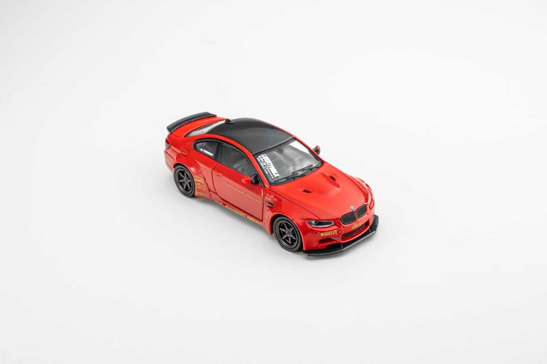 PO-$160 * FINE MODEL * 1:64 BMW M3 E92 LB STANDARD RED
