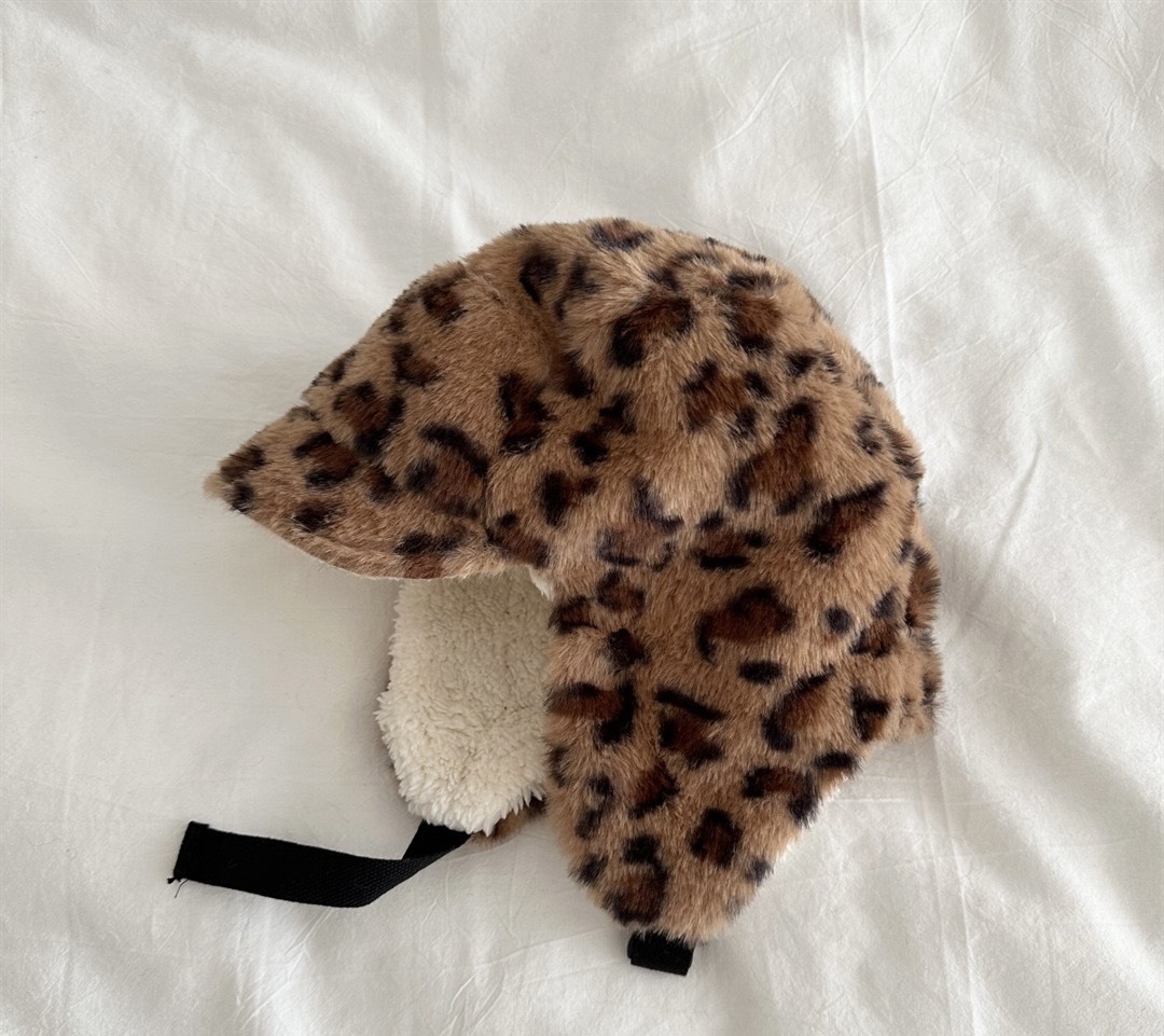 五色保暖毛絨飛行帽