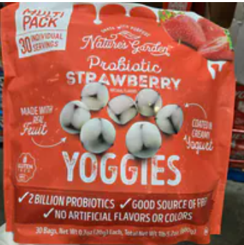 [U] CW NATURE'S GARDEN PROBIOTIC STRAWBERRY YOGGIES, 846548085280 (UCW52)