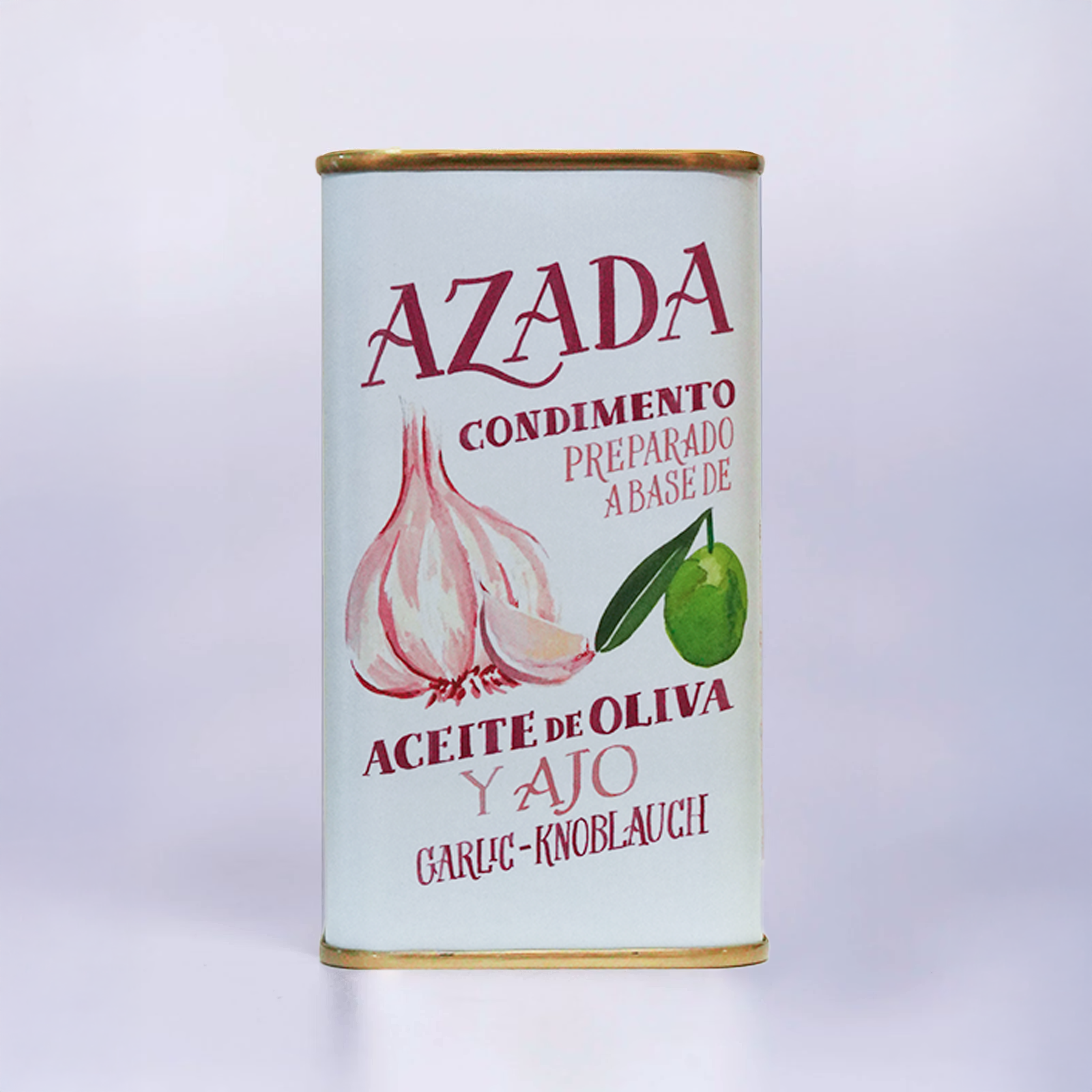 AZADA 亞查達 天然蒜香風味 特級初榨橄欖油（225ml）