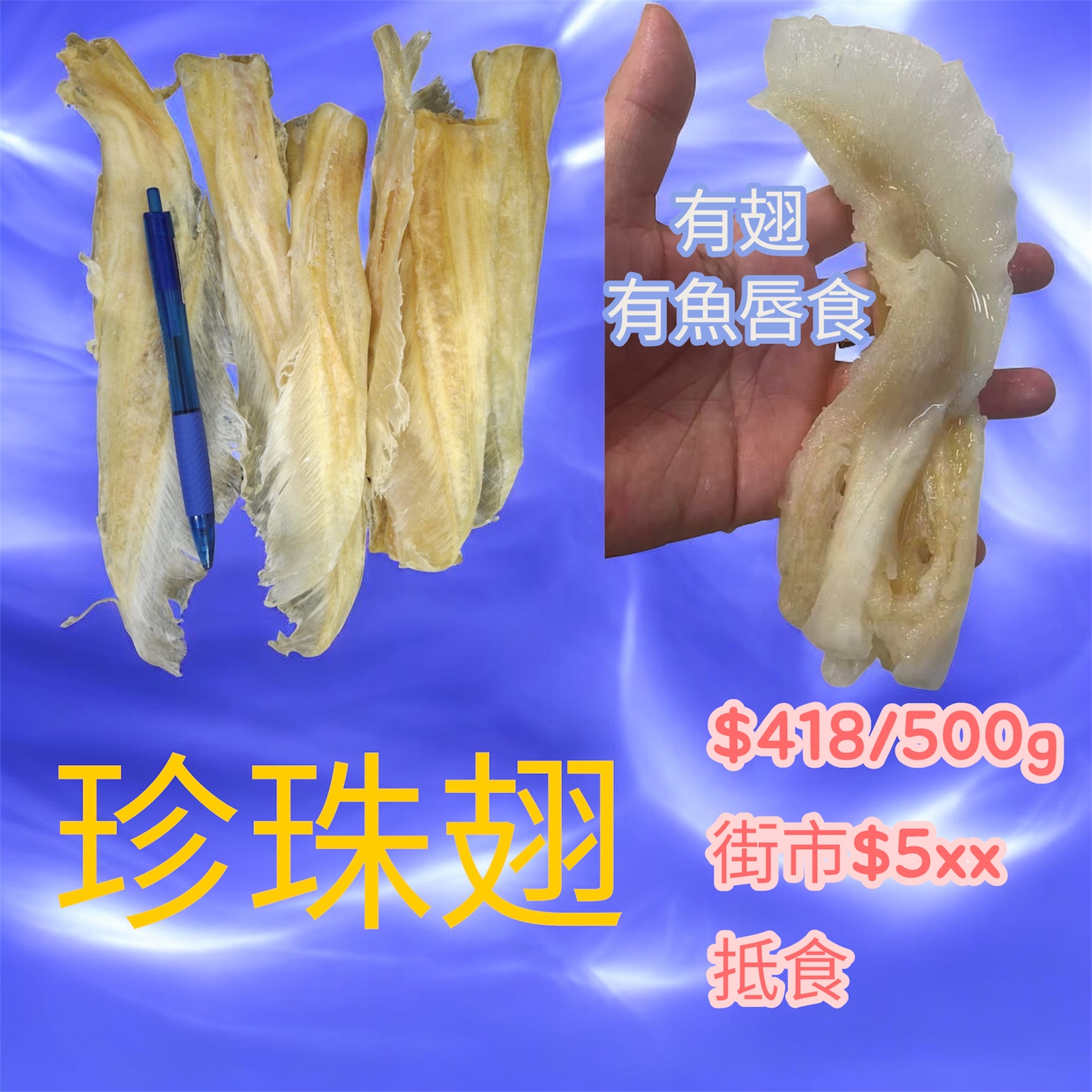 H20517 珍珠翅500g