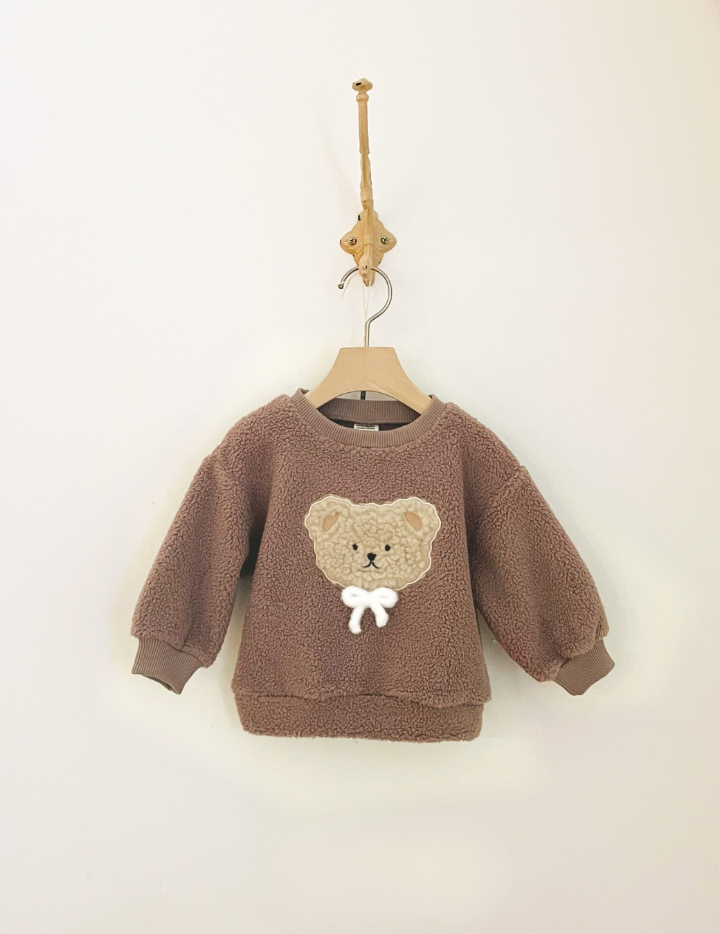 童趣立體熊熊緞帶上衣