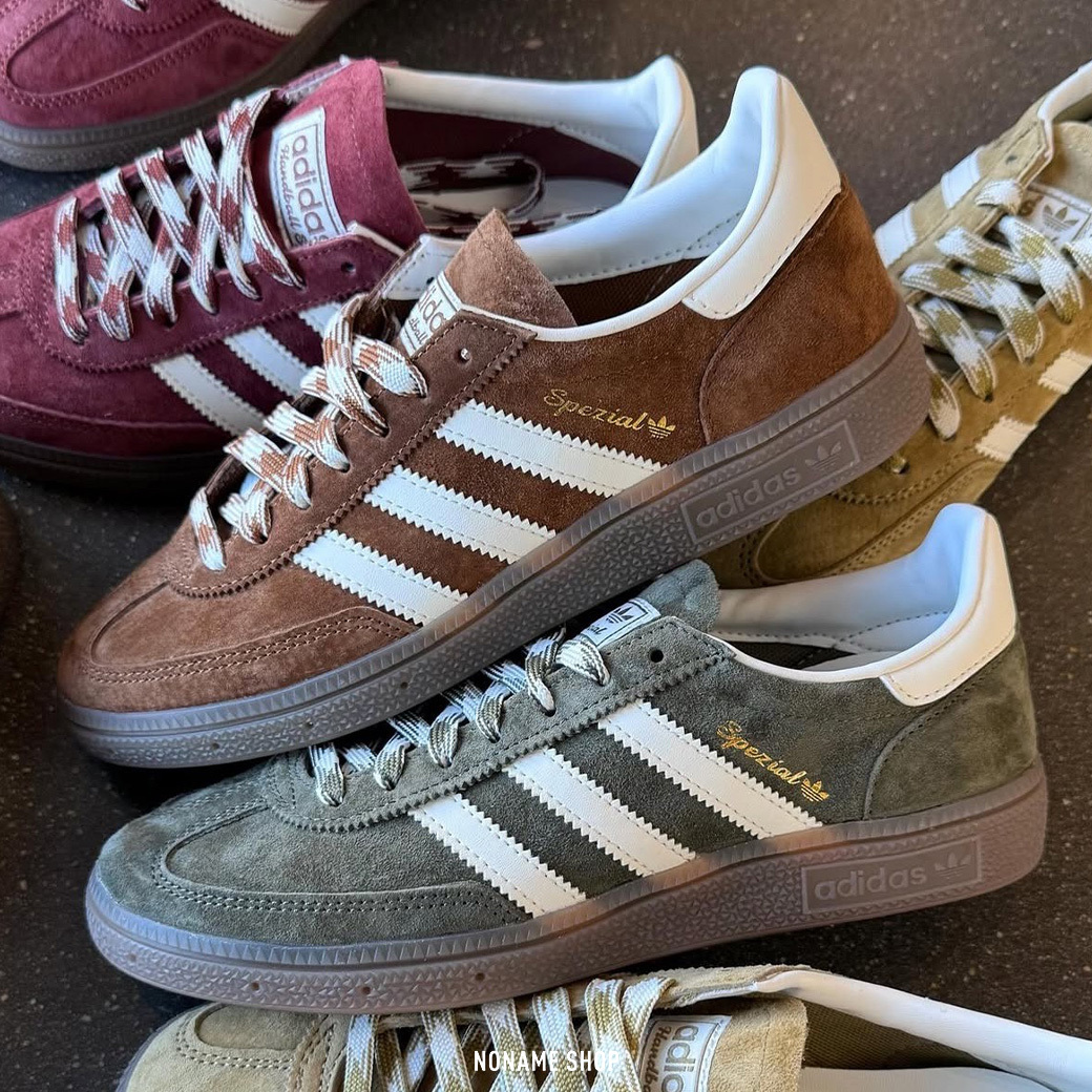 ADIDAS ORIGINALS HANDBALL SPEZIAL 麂皮 調色盤 德訓鞋 三色  (男/女同款)
