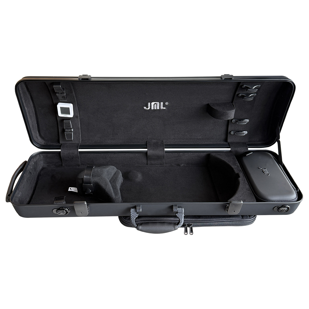 JML 柔肌系列 小提琴四方盒-譜袋 (黑色)