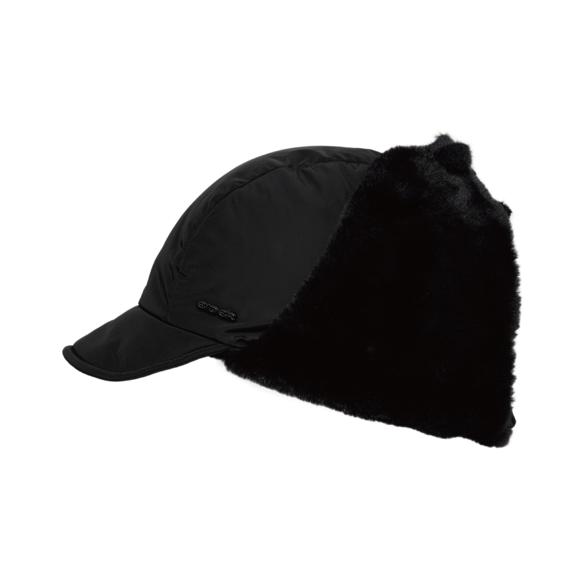 【EIDER】女狐狸毛保暖護耳帽/25EDWW25C47-[經典黑]