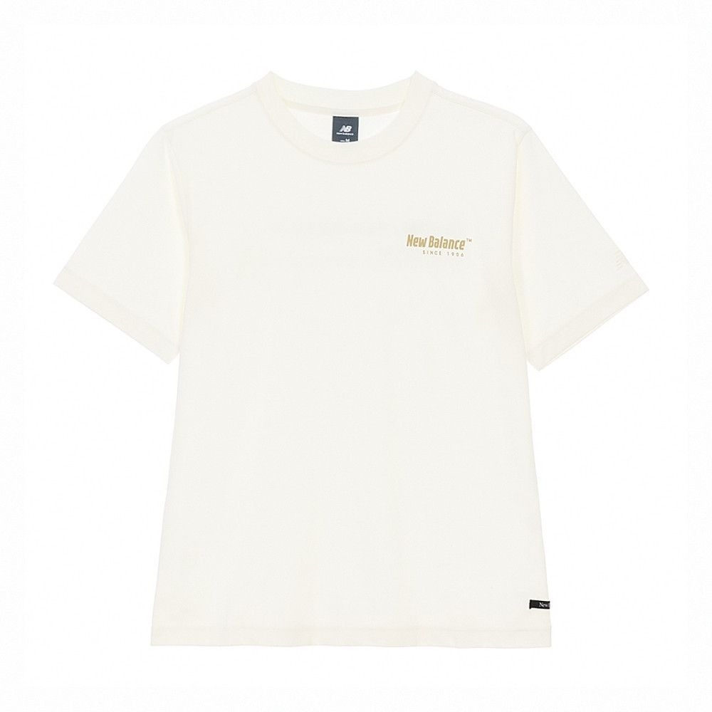 NEW BALANCE 短T NB 白色 燙印LOGO 涼感 短袖 男 NEF29481IV