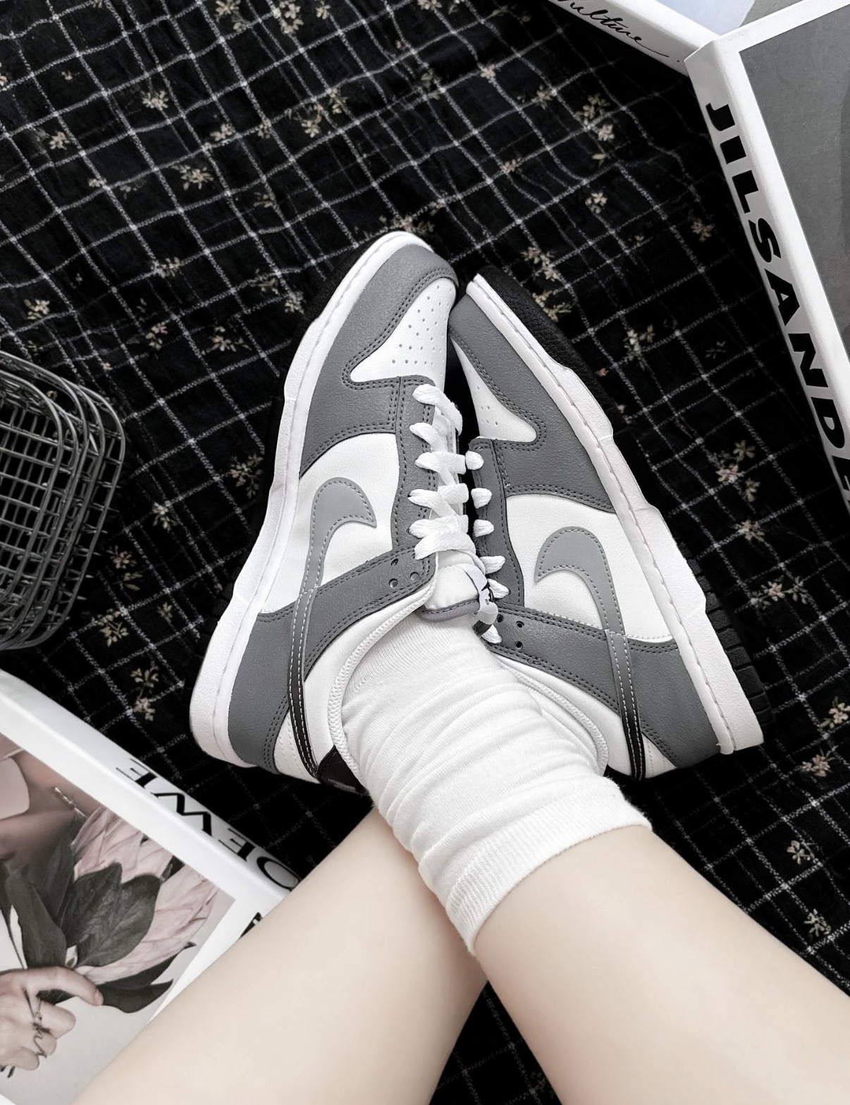 大童鞋 女生尺寸 NIKE DUNK LOW GS 'Cool Grey' 漸層灰 經典 復古 休閒鞋【HM9617-001】