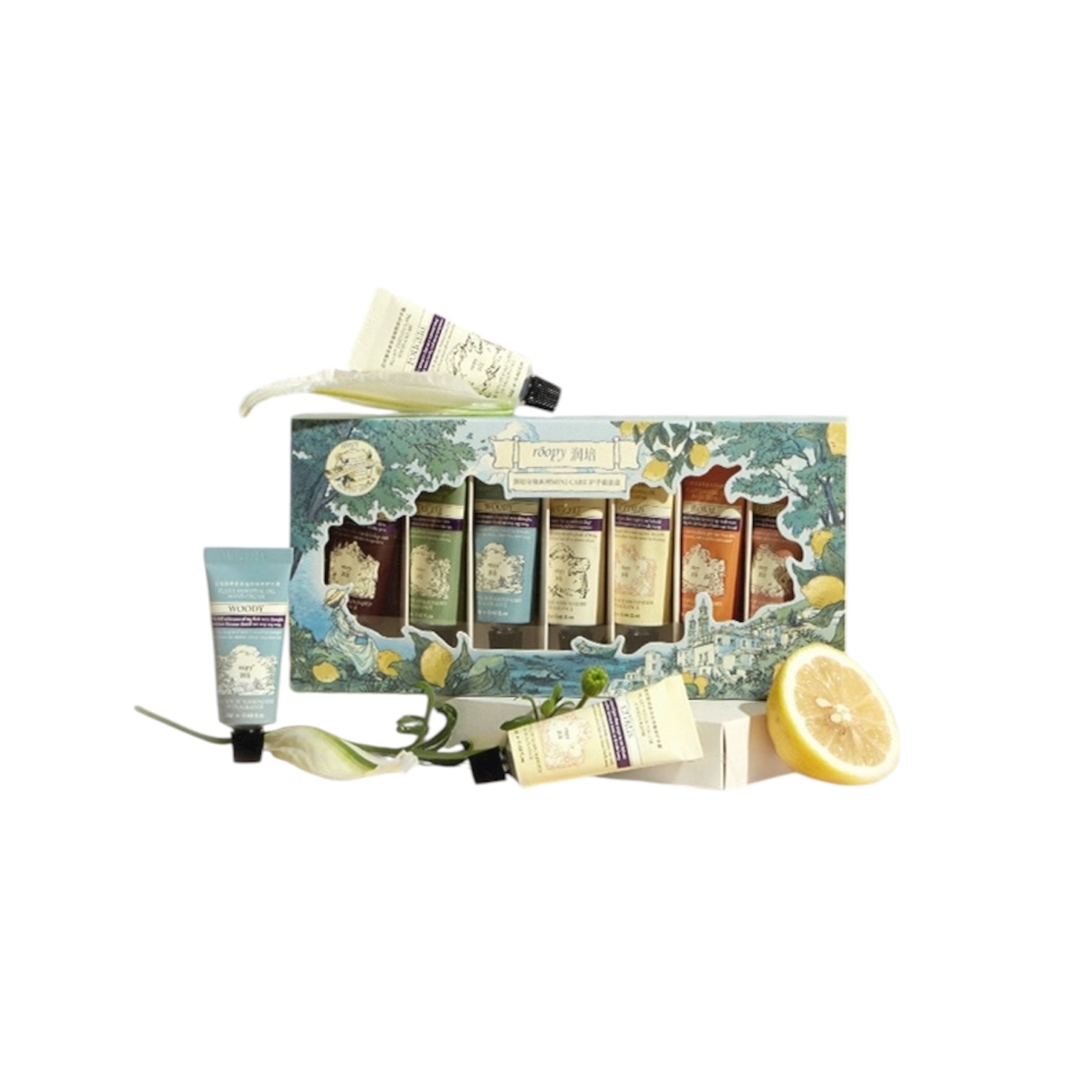 ROOPY潤倍 詩境系列MINI CARE護手霜套盒（藍）