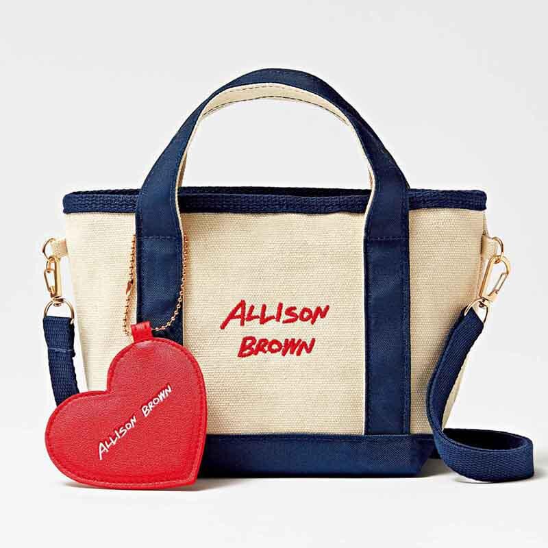 【預購】JN112702 ALLISON BROWN  迷你手提包&心形鏡面吊飾