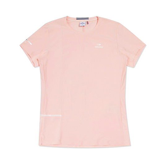 【EIDER】女涼感短袖圓領衫 / 22EDWM22222-[粉]