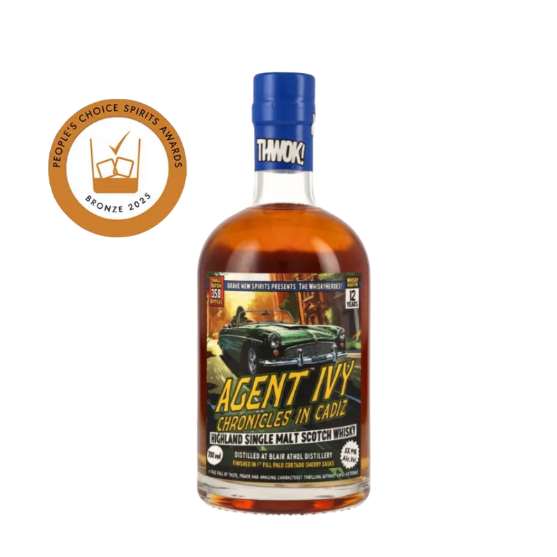 Whiskyheroes Agent Ivy 特工艾薇 Chronicles in Cadiz Blair Athol 2011 12yo 55.9% 700ml [50_PRO0116_2011]