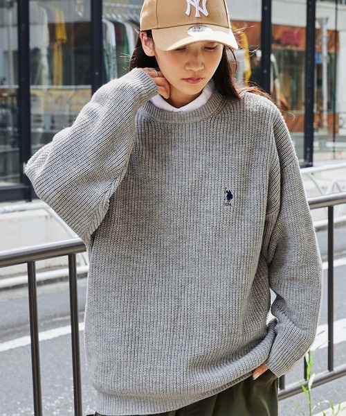 （現貨）U.S. POLO ASSN. x MONO-MART 小標刺繡 Logo針織毛衣 7色