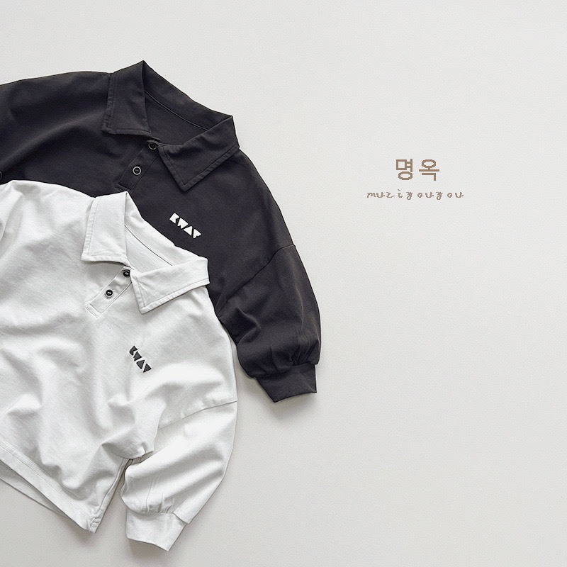 純色韓系POLO上衣