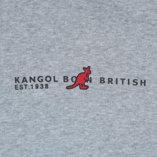 KANGOL 帽T 灰色 圖標 環球 長袖 中性 6555105112