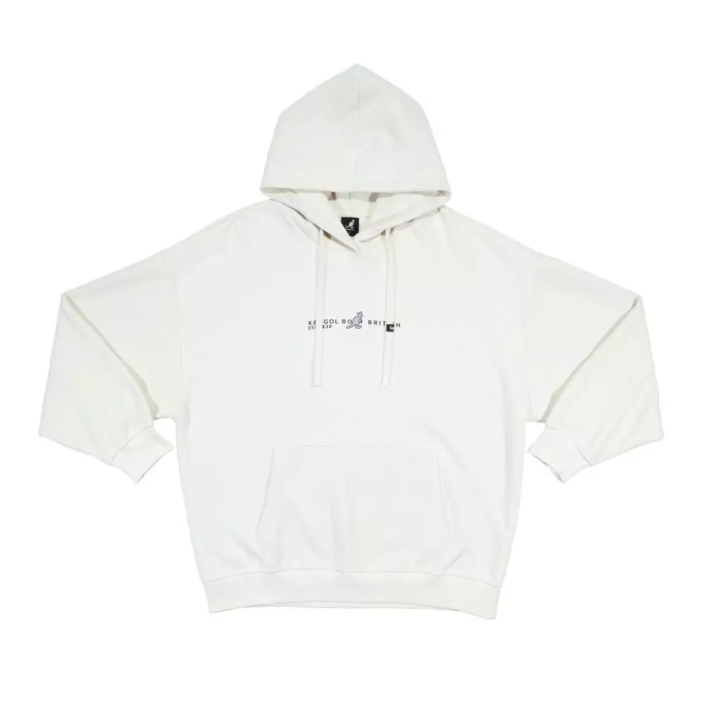 KANGOL 帽T 米色 圖標 環球 長袖 中性 6555105131