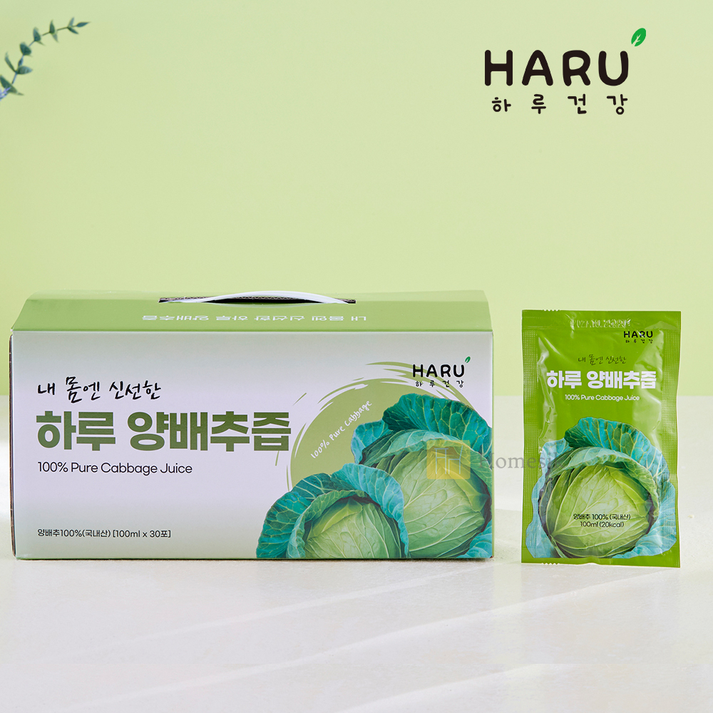 100% NFC 純高麗菜蔬菜汁禮盒裝 100ml x 30包裝