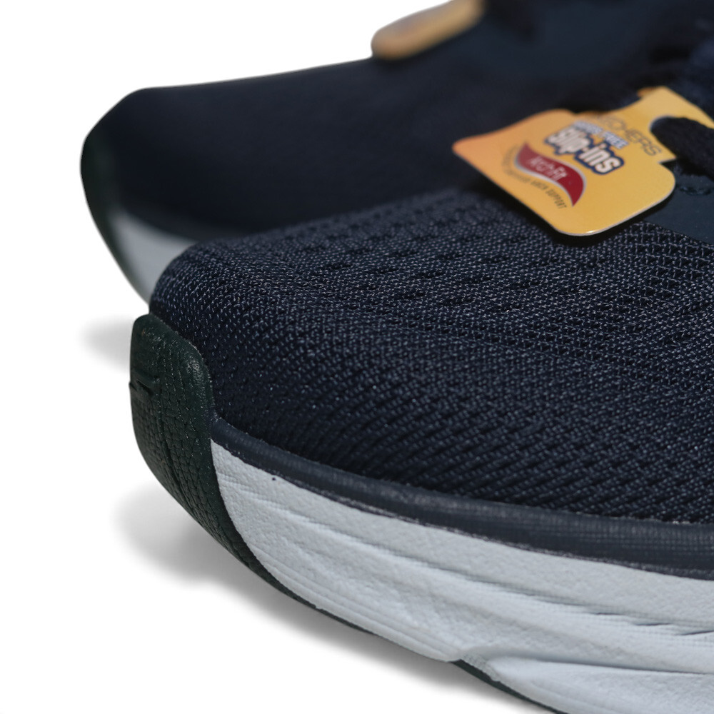 SKECHERS 慢跑鞋 MAX CUSHIONING 深藍 寬楦 瞬穿 足弓 女 128947WNVTL