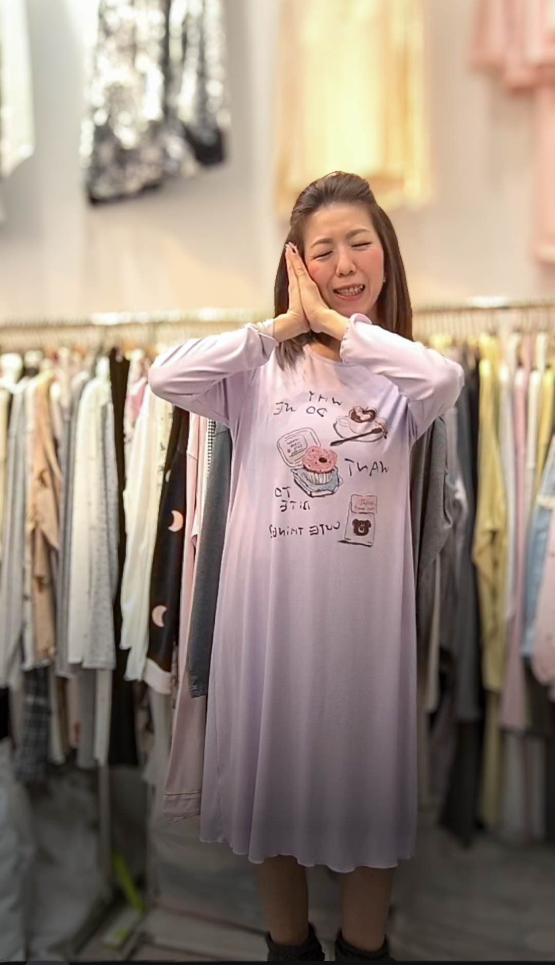 🎈K3278  ▶️卡通懶人睡衣 莫代尔面料👉B:cm L:cm