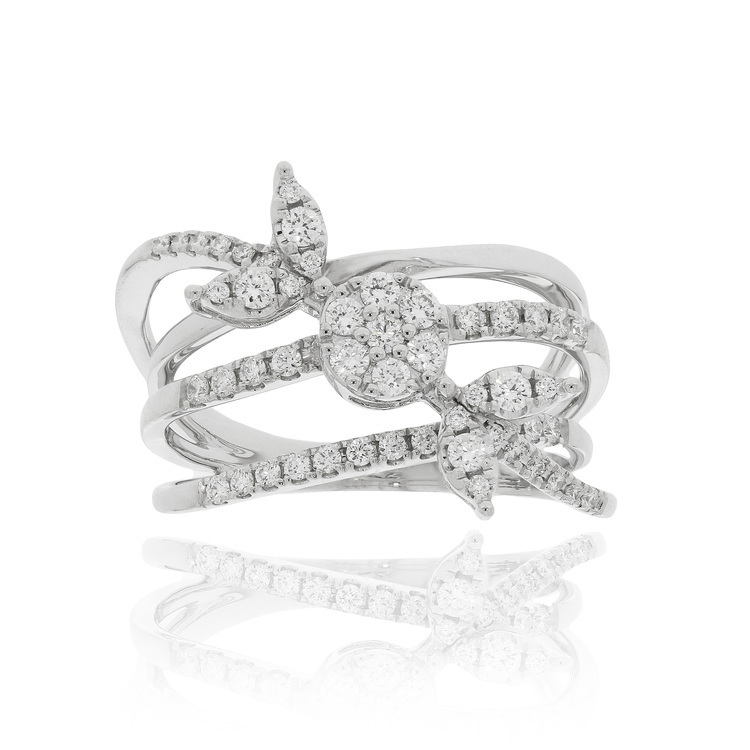 花語綻放鑽石戒指