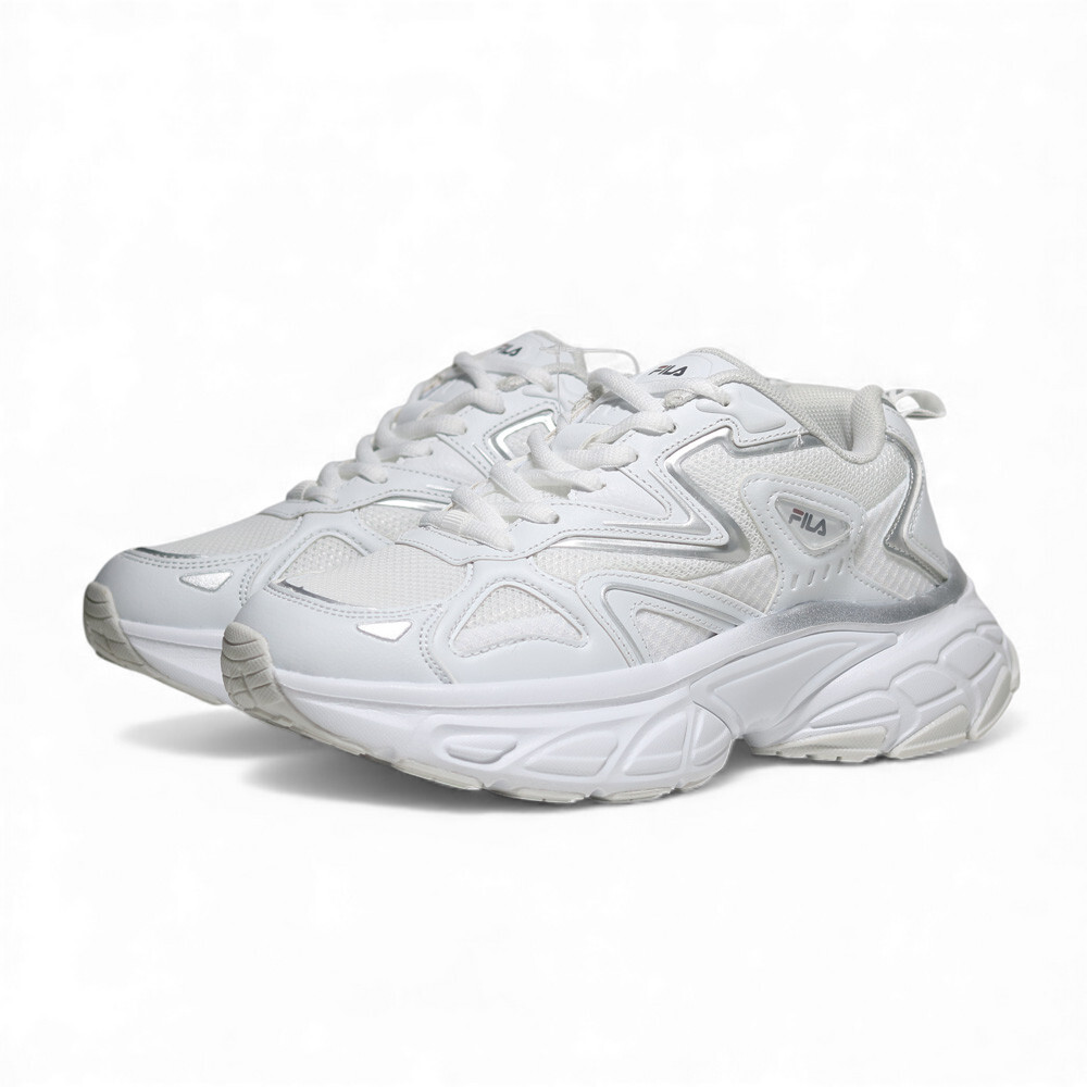 FILA 休閒鞋 白銀 厚底 復古 老爹鞋 女 5C933Z110