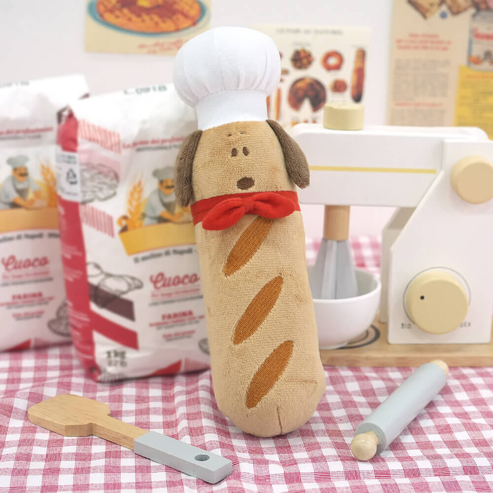 史努比小廚師法國麵包發聲玩具
