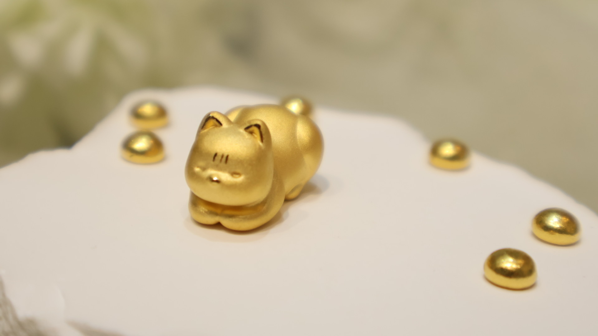 福氣趴趴小金喵