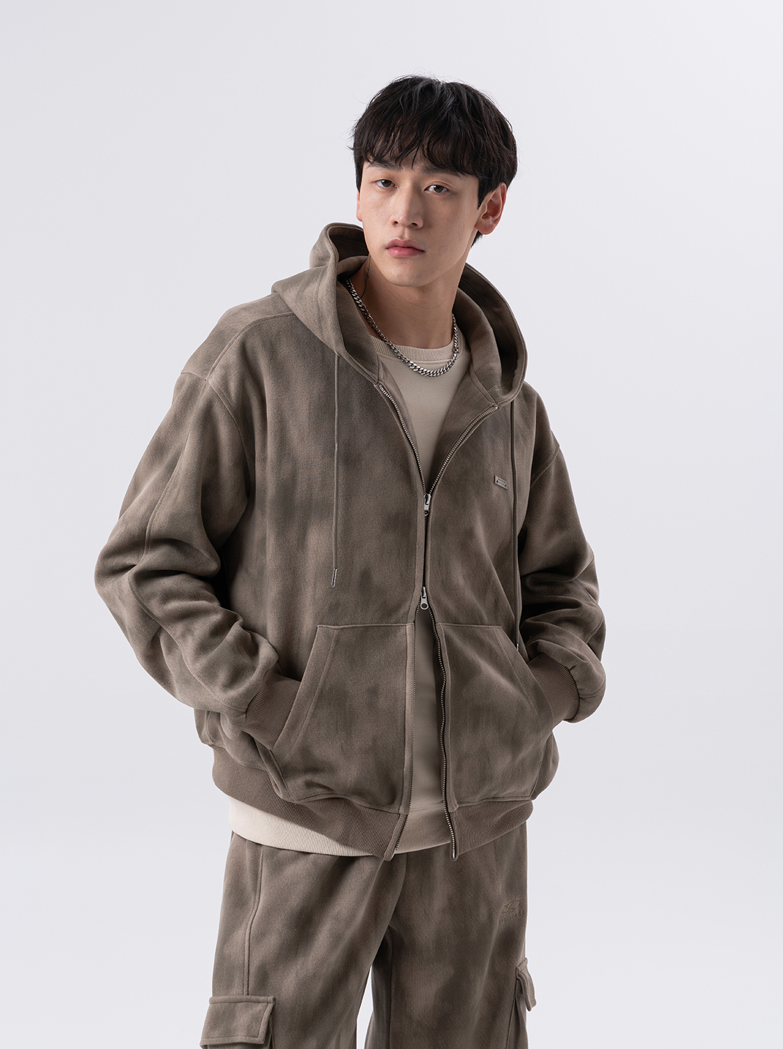 噴繪塗鴉立體摺位造型連帽外套