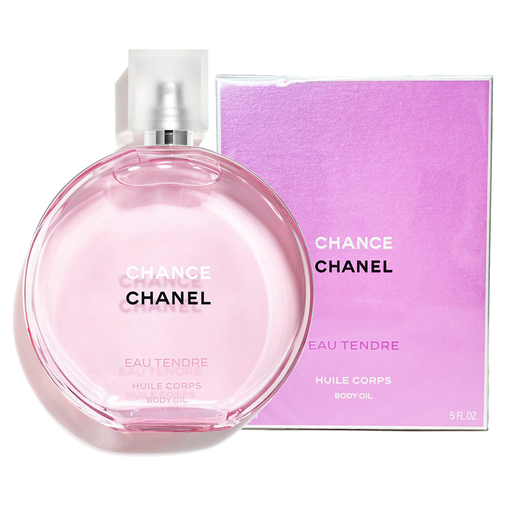 CHANEL香奈兒 CHANCE 粉紅甜蜜身體香氛精油150ml