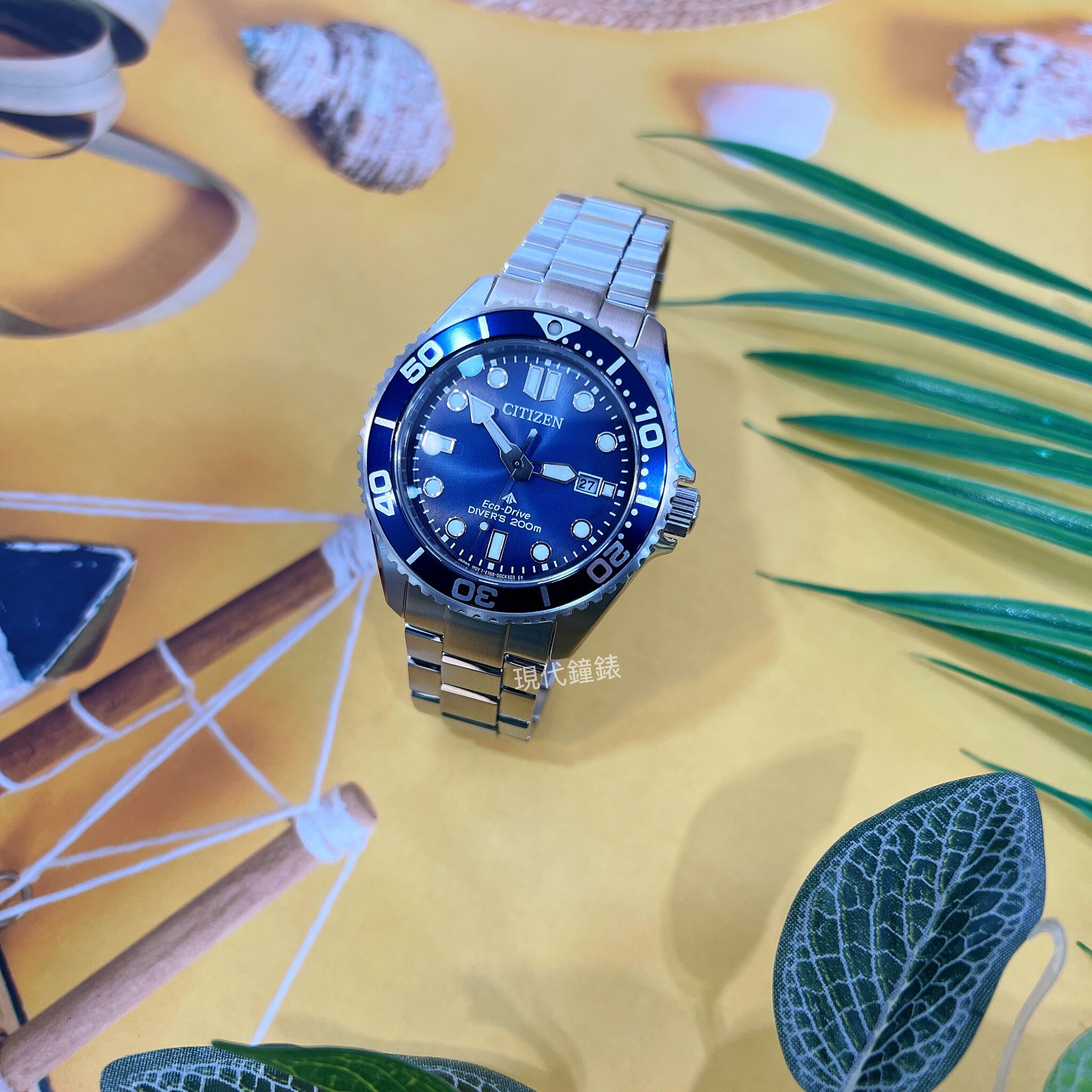 【CITIZEN 星辰】PROMASTER 魅力藍潛水腕錶BN0260-54L 40.6mm 現代鐘錶