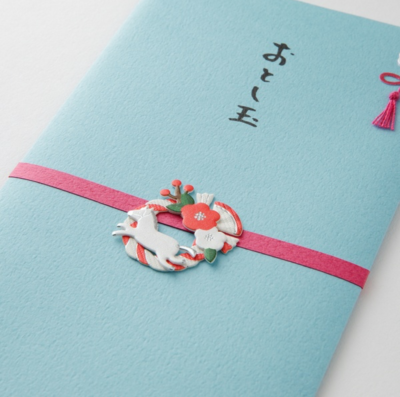 日本 刺繍 金封 （新年紅包袋)