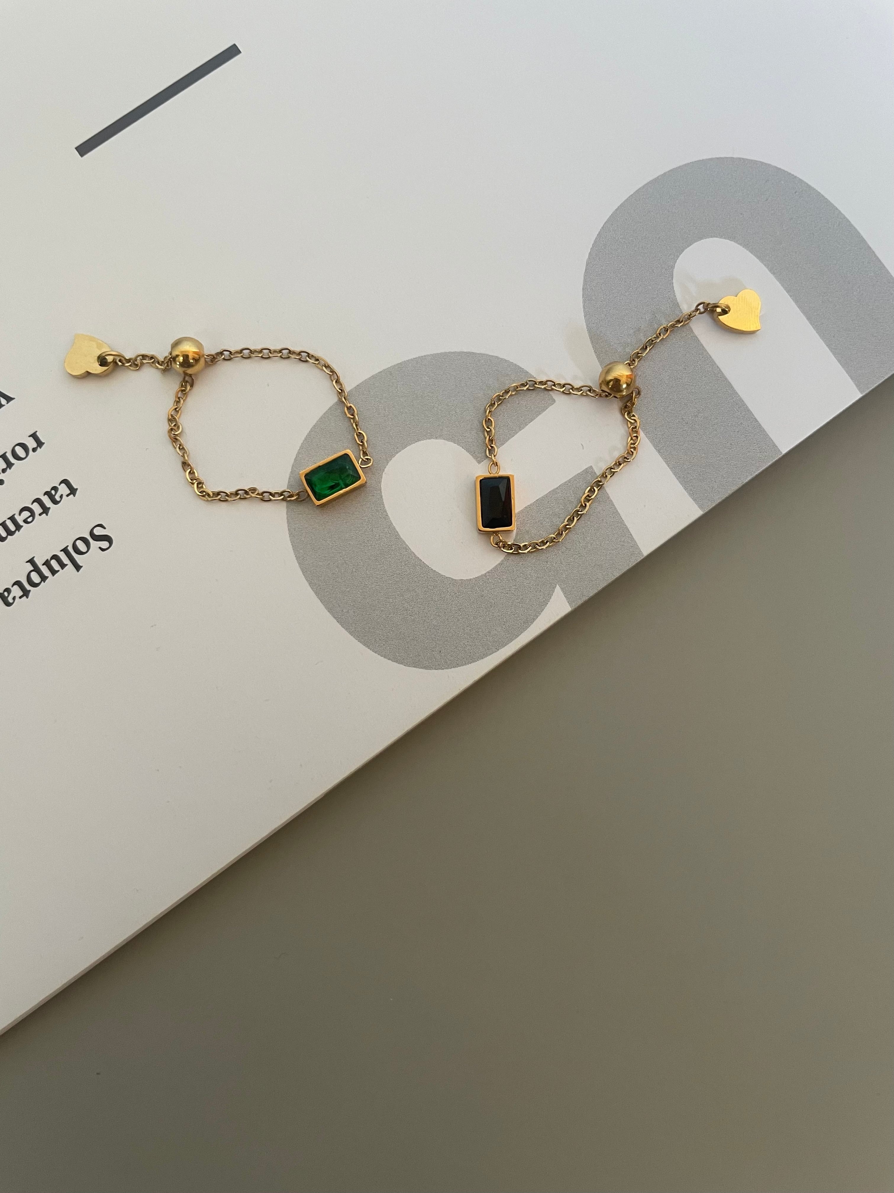 color zirconia chain ring