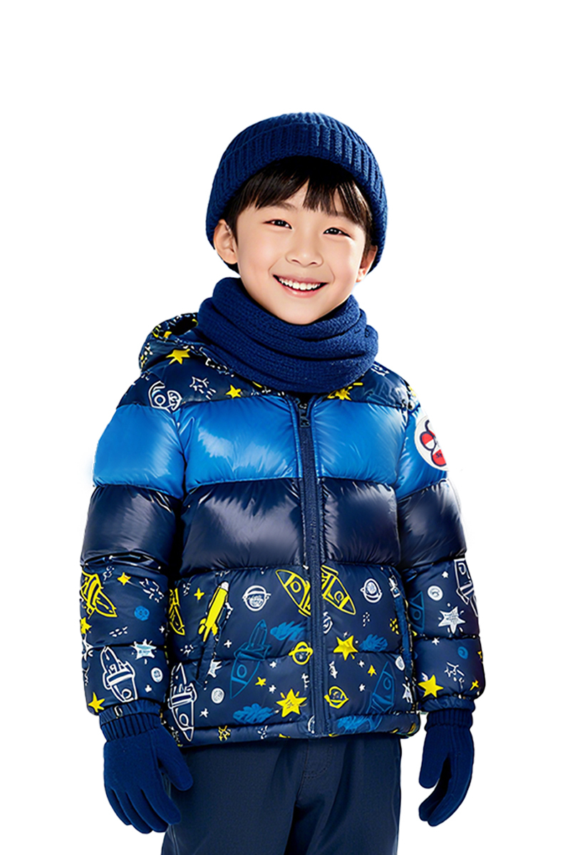 連帽羽絨服│童款 8116 保暖  防潑水 保暖透氣