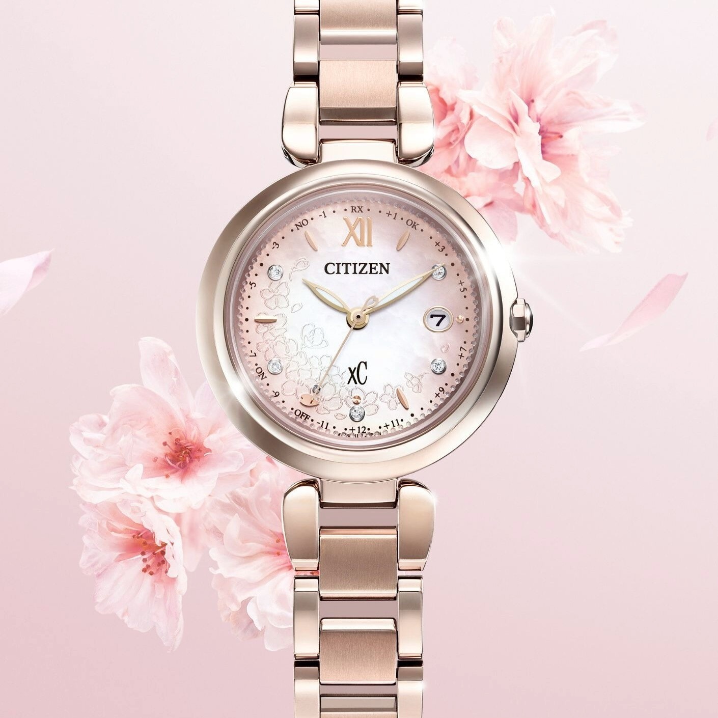 【CITIZEN 星辰】XC系列 櫻吹雪限量女腕錶  ES9467-89N 29mm 現代鐘錶