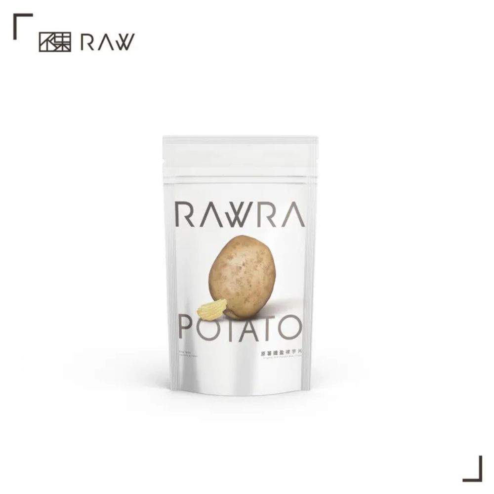 (箱購) RAW 裸 原薯纖盈_裸芋片50gx12包
