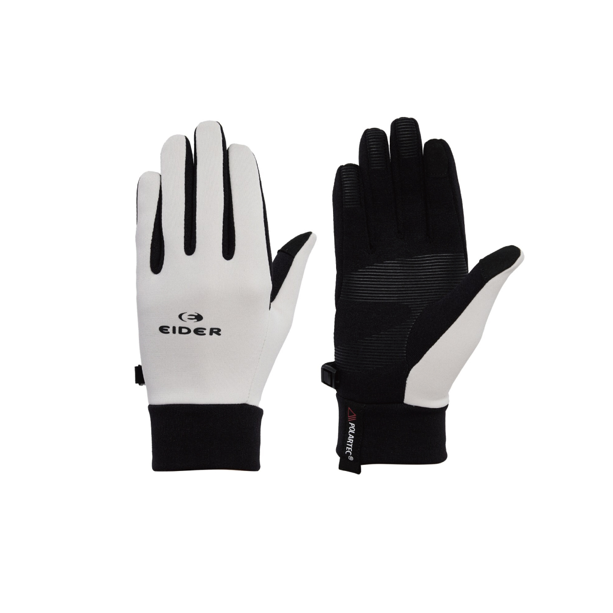 【EIDER】中性Polartec彈力保暖手套/25EDUU25V04-[灰粉、奶油白、經典黑]