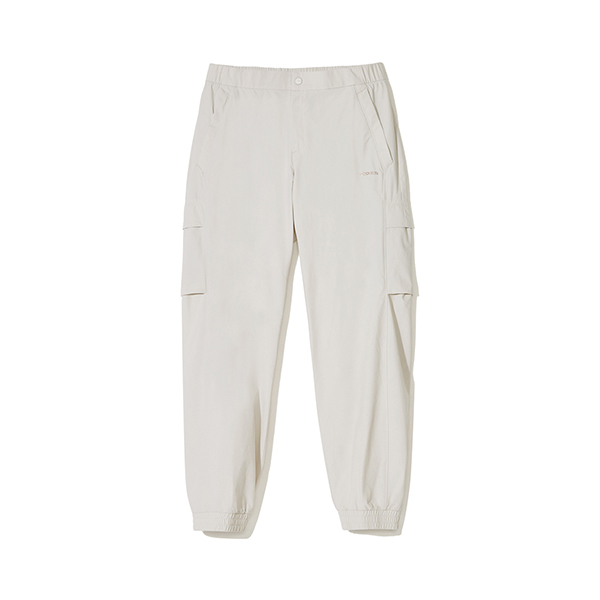 【EIDER】女彈性透氣縮口錐形長褲 / 24EDWP24311-[淺灰、淺卡其、黑]