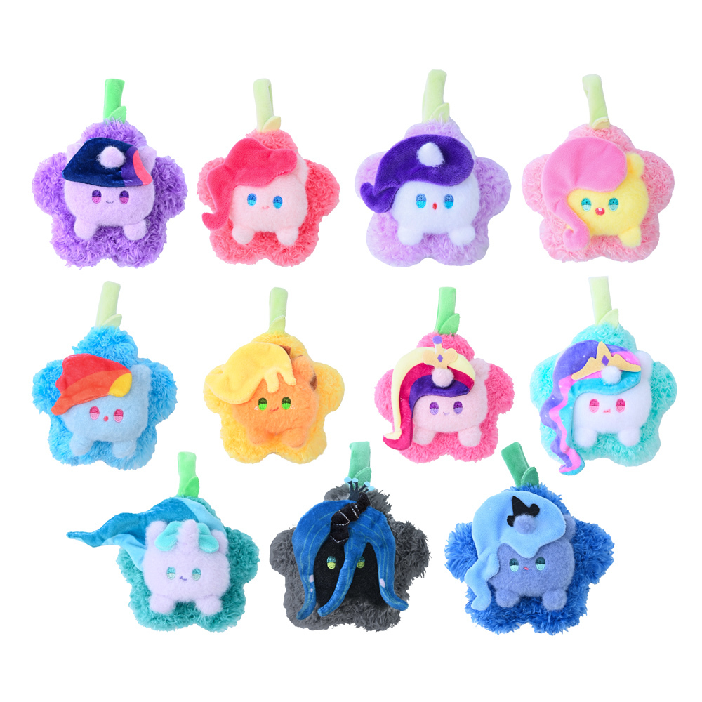 彩虹小馬-好事花生絨毛盲盒 隨機一入